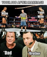 Your job after marriage mom wife dad and brother wrestling